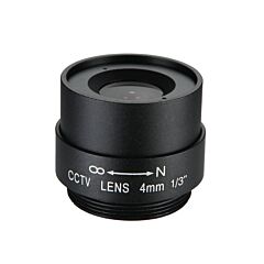 Beveiligingscamera lens IR gecorrigeerd 4mm F1.6-1/3" CS montage