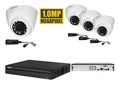 Dahua security camera budget set for indoors, 1MP resolution