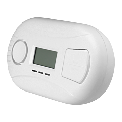 Carbon monoxide detector with measurement on LCD screen