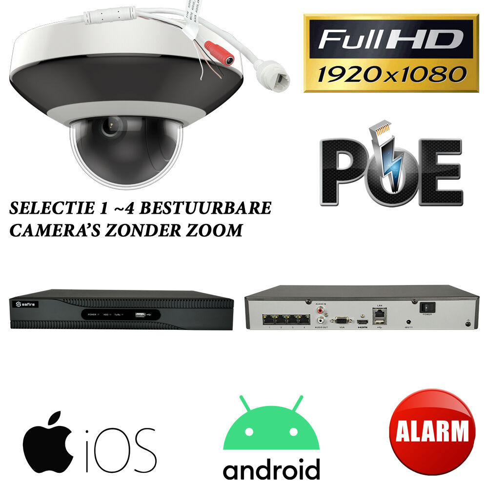 complete ip camera sets met poe