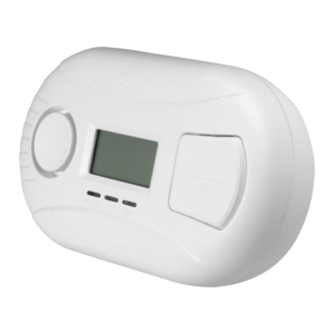 Carbon monoxide detector with measurement on LCD screen
