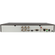 HIKVISION PRO 5 in 1 (hd-cvi, hd-tvi, ahd, analog and ip) recorder of 4 channel and 2 mpx maximum resolution