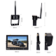 Wireless set with infrared camera and wireless monitor stand alone