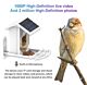 Smart AI bird cage with camera and display on mobile