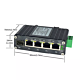 Special PoE switch 12VDC in - 48VDC PoE out